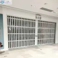 Transparent Polycarbonate Slat Aluminium Folding Door